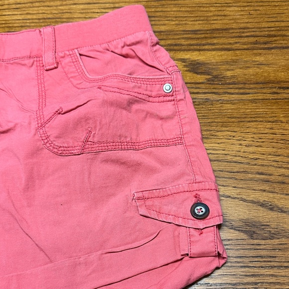 Maurices Pink Cargo Shorts for Women - Picture 2 of 7